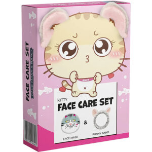 Zestaw ujędrniająca maska do twarzy i opaska kotek