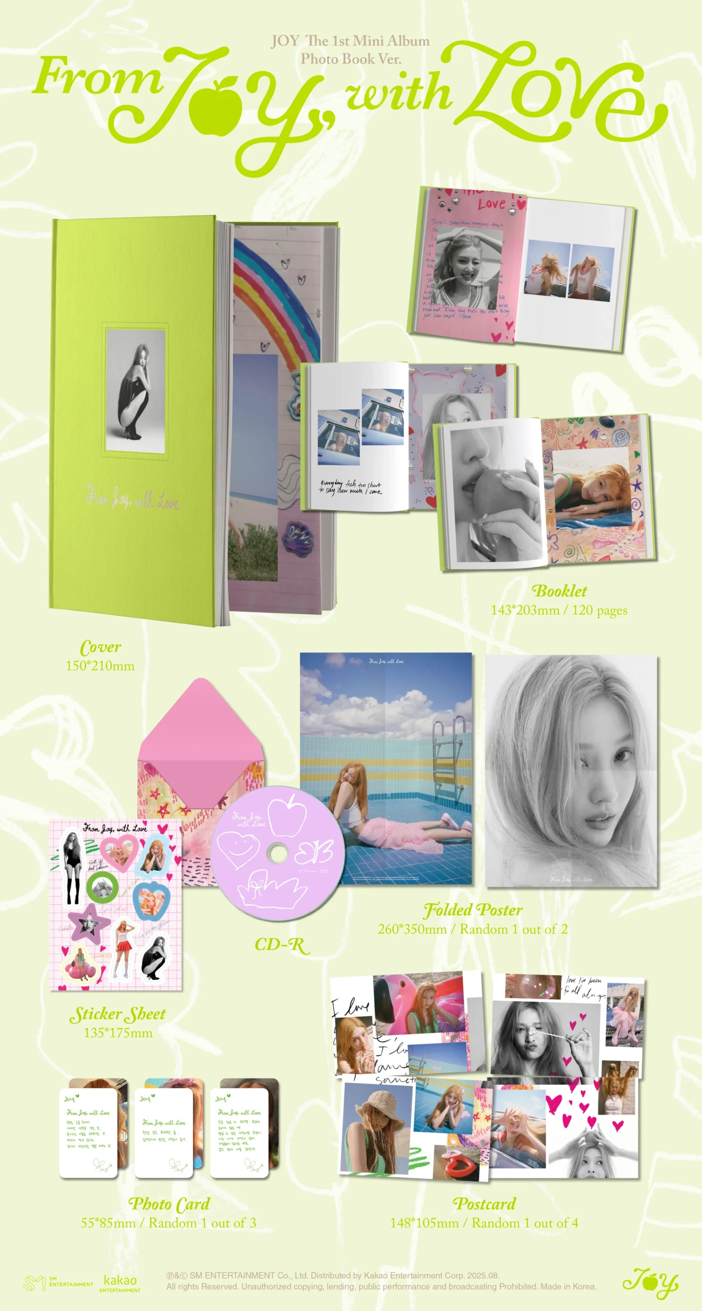 JOY: From JOY, with Love - 1. Mini Album - Photo Book Ver. - obrazek 2