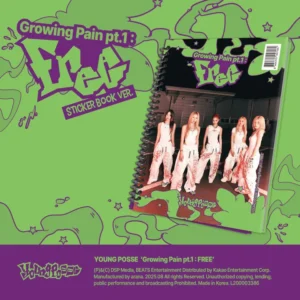 YOUNG POSSE: Growing Pain pt.1 : FREE - 4. EP Album - Sticker Book Ver.