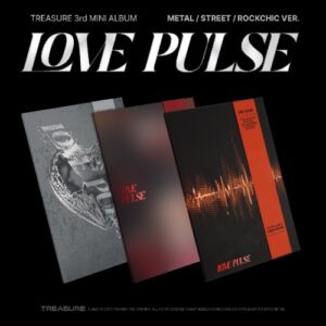 TREASURE: Love Pulse -  3. Mini Album - METAL Ver. / STREET Ver. / ROCKCHIC Ver.