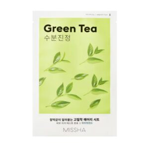 MISSHA Airy Fit Maska w płachcie, łagodząca - Green Tea