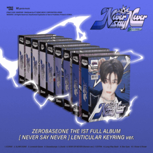 ZEROBASEONE: Never Say Never - 1. Full Album - Lenticular Keyring Ver.