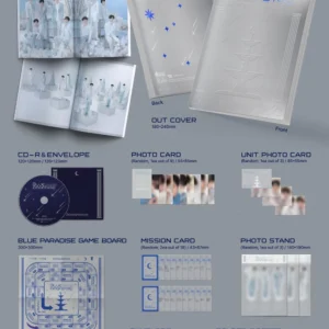 Zerobaseone: Blue Paradise - 5. Mini Album - Hide Ver./Seek Ver. - Hide Ver.