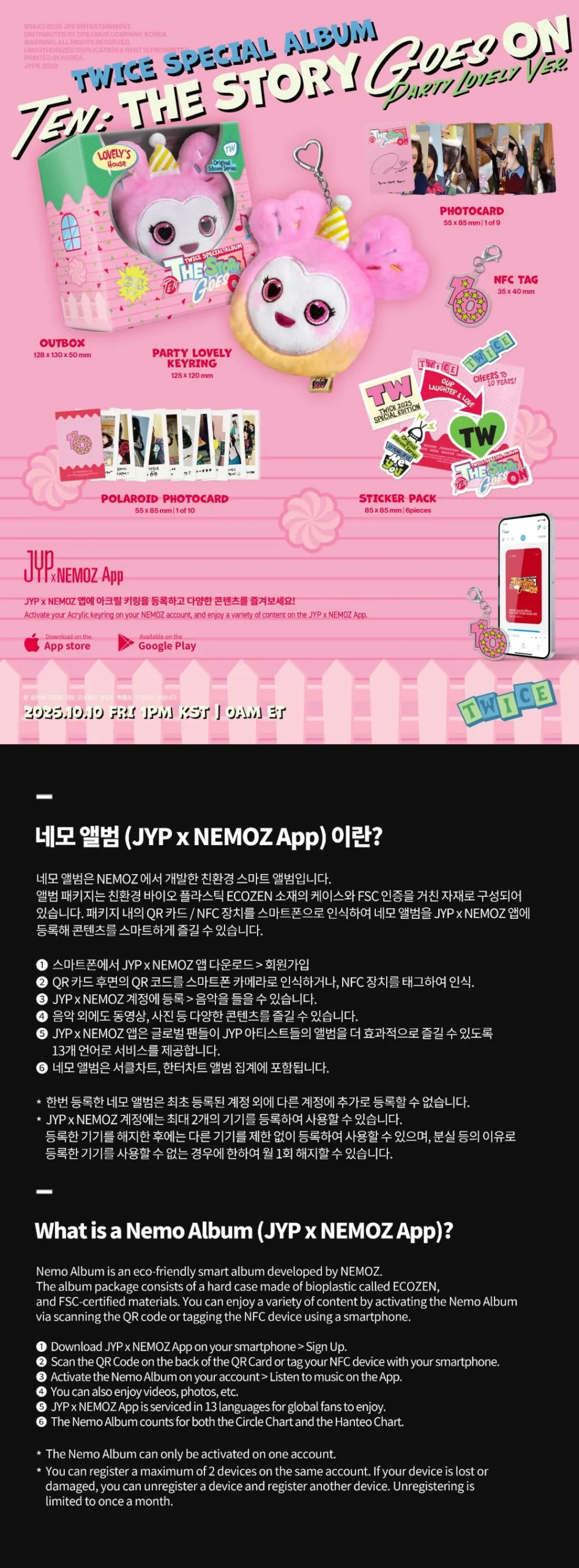 TWICE: TEN: The Story Goes On - Special Album - Party lovely ver. - obrazek 2