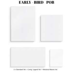 BTS Zestaw EARLY BIRD - ARIRANG (Rooted in Korea Ver. + Rooted in Music Ver. + Living Legend Ver. + Weverse Albums ver.) [preorder + dodatek Weverse]