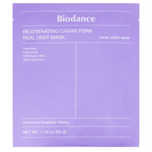 Biodance Rejuvenating Caviar PDRN Real Deep Mask – intensywnie regenerująca maska hydrożelowa - 34 g