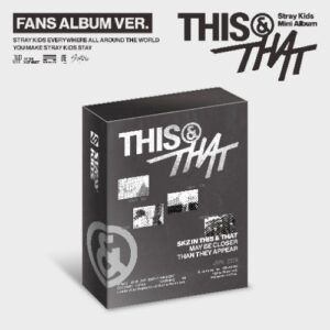 Stray Kids: THIS & THAT - 10. Mini Album - FANS ALBUM VER. [ preorder + dodatek Applemusic + Lotte Pepero]