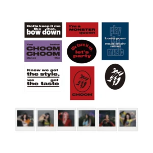 BABYMONSTER - CHOOM - BABYMONSTER LYRICS STICKER + INSTANT PHOTO